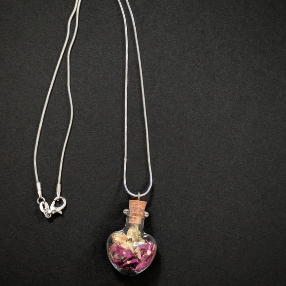 Feminine Energy Spell Jar Pendant Necklace - Picture 2 of 4